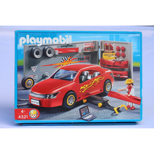 garage-small workshop grey wall for of 4321 tunning r3205 Playmobil