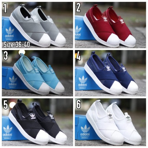 adidas slip on wanita