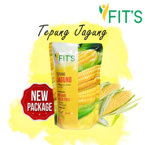 Foto Produk Tepung Jagung (polenta) Fits Mandiri 1kg kemasan ekonomis Non GMO - KASAR FITS dari Mugo Official