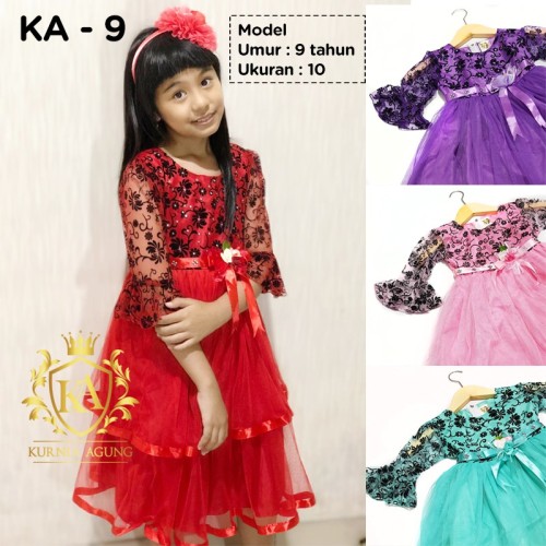 Jual Promo Gaun Baju Pesta Anak Perempuan 2 12 Tahun Dress Princess Murah K Gambir Moms En Kids Tokopedia