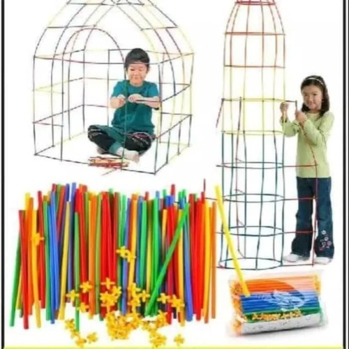 Foto Produk MAINAN PIPA AJAIB MAGIC STRAW 200 PCS MAINAN EDUKATIF PIPA MAGIC dari jarkidsedu