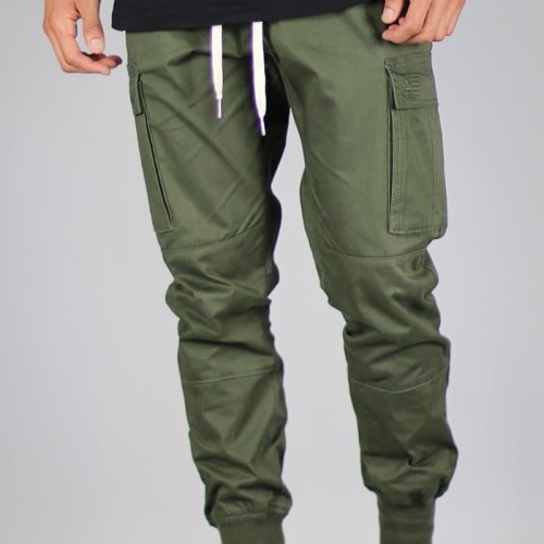 Foto Produk Hyper Denim Cargo Joger - Olive 100% Original - Hijau, L dari True OG Kicks