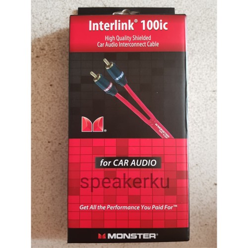 Foto Produk RCA Monster Cable Interlink 100ic 100i LN 2M Original dari Speakerku