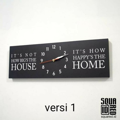 Foto Produk Jam Dinding Dekoratif - Home Clock dari Squared id