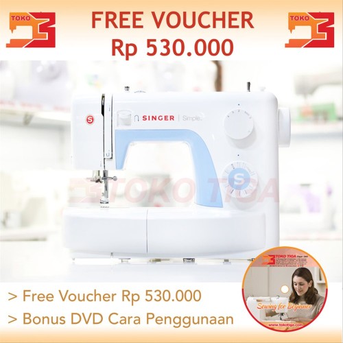 Foto Produk Mesin Jahit SINGER 3221 SIMPLE - PROMO CASHBACK elektronik dari azkiakiashop