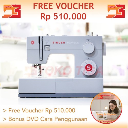 Foto Produk Mesin Jahit SINGER 4423 HEAVY DUTY - PROMO CASHBACK elektronik dari azkiakiashop