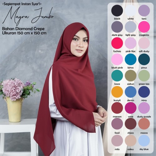 Foto Produk Segiempat Instan Syar'i -Mayra Jumbo- dari nafis-galery