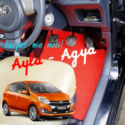 Foto Produk karpet mie mobil agya / ayla dari SMR Karpet Mobil Jogja
