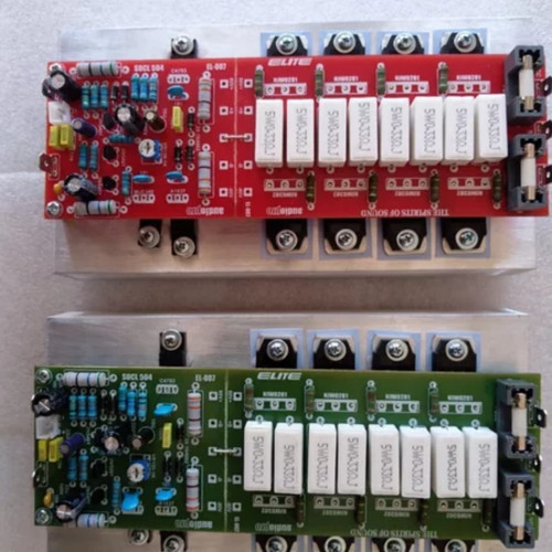 Foto Produk MODUL POWER AMPLIFIER 500W PLUS 4 SET TRANSISTOR NJW 0202 0281 ORI dari aneka store