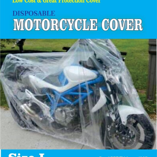 Foto Produk COVER MOTOR TRANSPARAN/DISPOSABLE PLASTIC MOTOCYCLE COVER - XXL dari Ekspan30