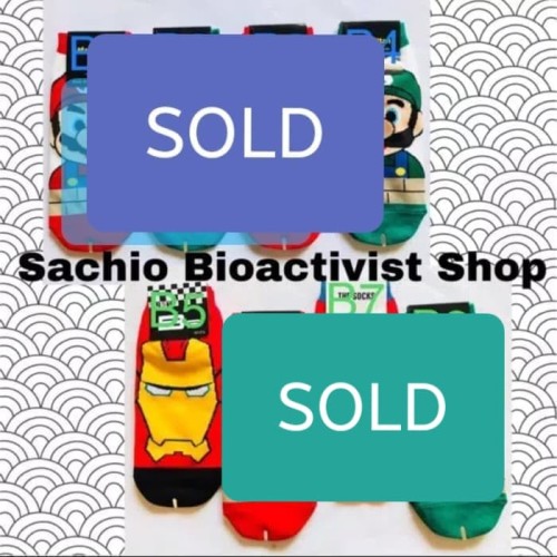 Foto Produk KAOS KAKI PRIA Mario Spiderman (Made In KOREA) dari Sachio Bioactivist Shop
