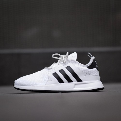 adidas xplr white and black