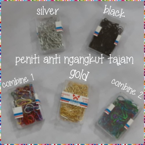 Foto Produk peniti anti nyangkut tajam 100 pcs/kotak, harga 1 kotak dari Winnie Collection