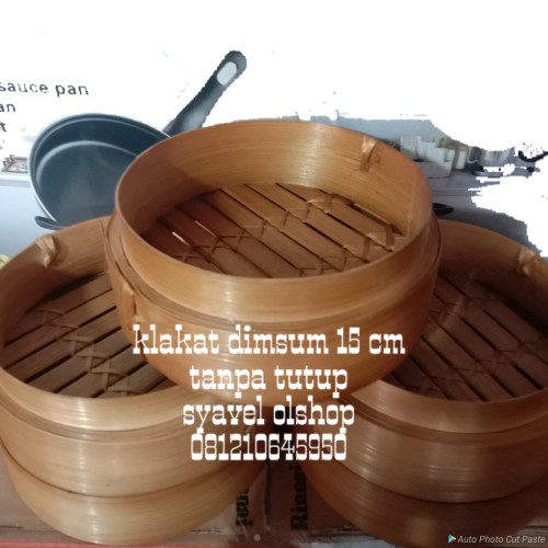 Foto Produk klakat/kukusan bambu dimsum 15 cm dari SyaVel Olshop