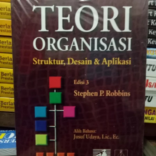 Foto Produk BUKU TEORI ORGANISASI Struktur Desain & Aplikasi By Stephen P Robbins dari toko buku indra
