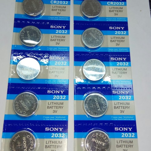 Foto Produk Baterai CMOS Sony CR2032 C-mos CR-2032 ORI dari AS komputer