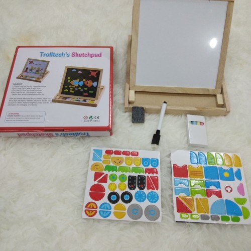 Foto Produk Mainan Edukasi Anak Papan Tulis dan Magnetic TROLLTECH SKETCHPAD dari lovely kayy