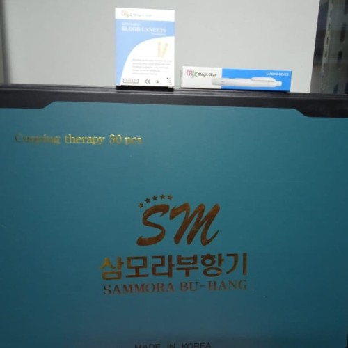 Foto Produk Paket Hemat Kop Bekam Sammora Biru isi 30 Bonus Pen Bekam dan Jarum dari Vintaco