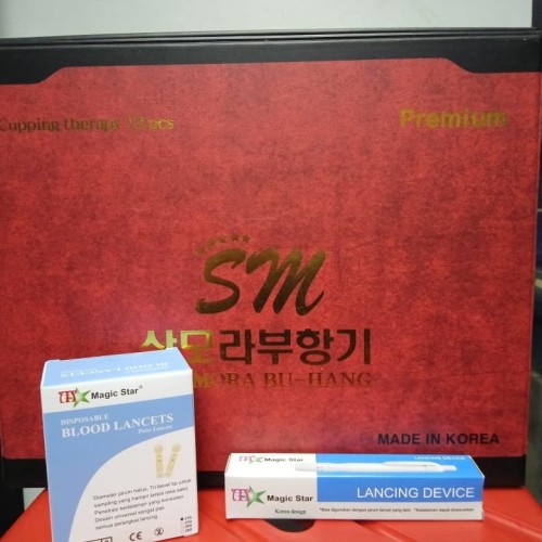 Foto Produk Paket Hemat.. Kop Bekam 12 Sammora Premium Bonus Lancing + Jarum dari Vintaco