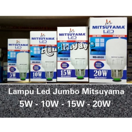 Foto Produk Lampu Led Jumbo Mitsuyama 10W / 10 Watt dari Hindrajaya