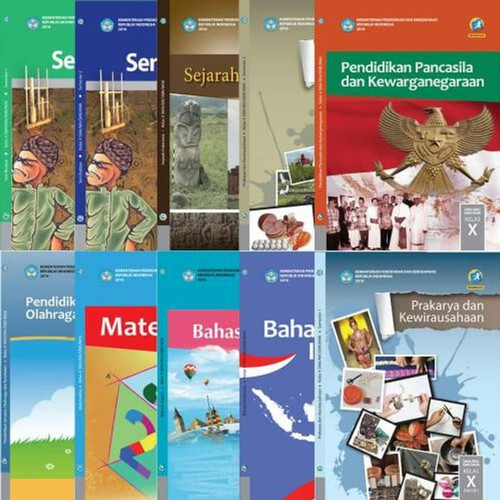 Foto Produk Paket Buku Kelas 10 SMA K13 Revisi Terbaru (10 Buku) dari Gerai Buku Sekolah