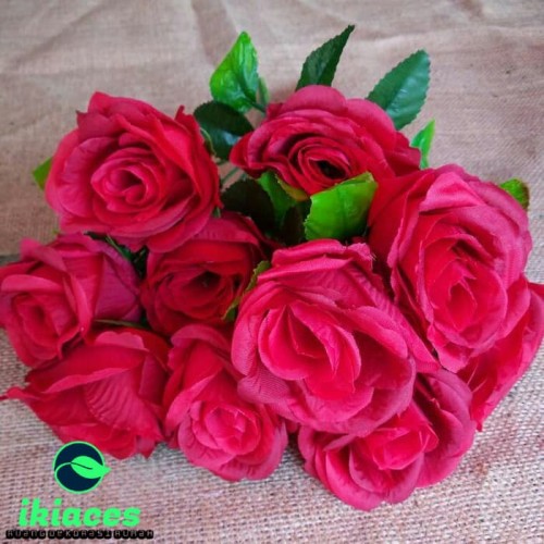 Foto Produk BUKET BUNGA PLASTIK ARTIFICIAL ARTIFISIAL DEKORASI SHABBY CHIC dari ikiaces