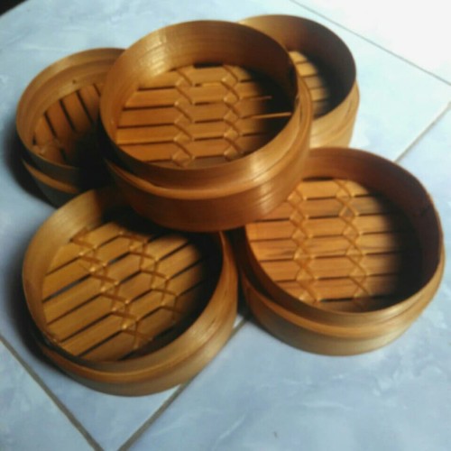 Foto Produk klakat dimsum bambu 13 cm - Asli dari klakat dimsum Berkah bambu