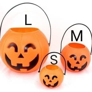 Foto Produk Dekorasi Halloween Keranjang Labu M dari bee party