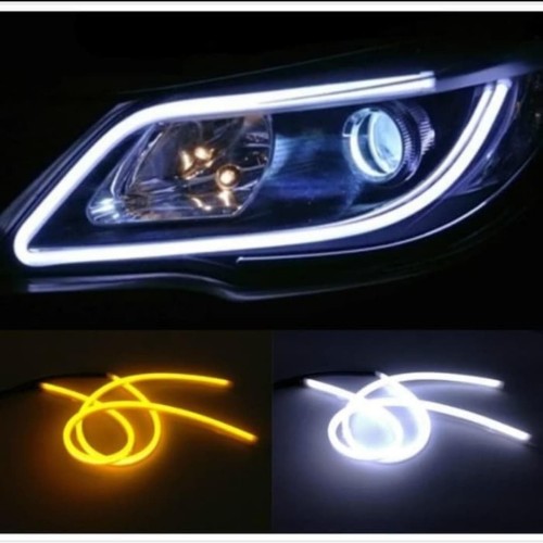 Foto Produk Lampu LED Alis 60 cm DRL dengan WELCOME LIGHT dan Sein Running - Putih dari CaelynStore