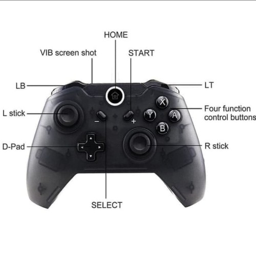 Foto Produk Controller Stick Nintendo Switch Pro Wireless - Hitam dari GoodTimeEver