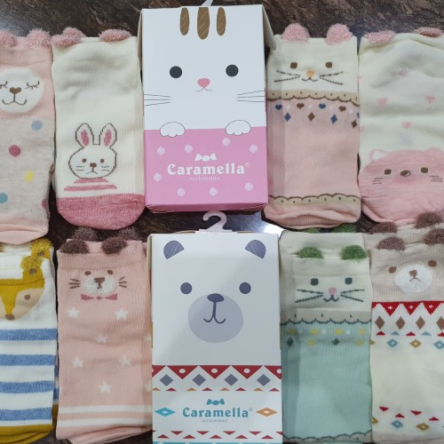 Foto Produk Caramella Kids Socks set of 4 | Kaos Kaki Anak Caramella dari Toko Toucan
