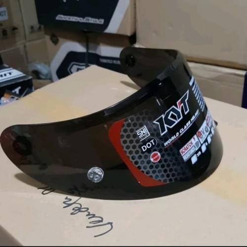 Jual Visor Helm KYT RC 7 Seven RC7 Dark Smoke Gelap Hitam Black Kota Bekasi Bursa Sparepart