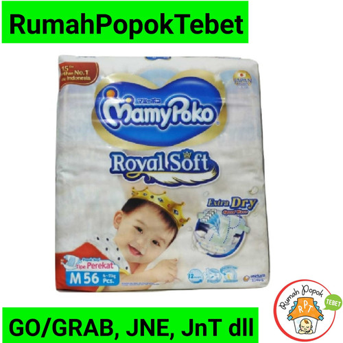 Foto Produk Mamypoko Mamy poko Royal Soft extra dry m56 dari rumah popok tebet