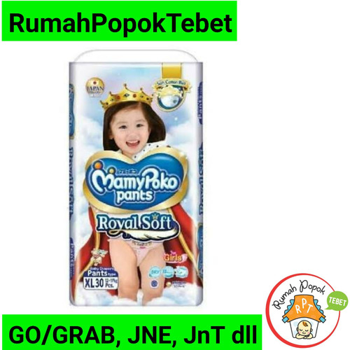 Foto Produk MamyPoko Royal Soft XL 30 Girls dari rumah popok tebet