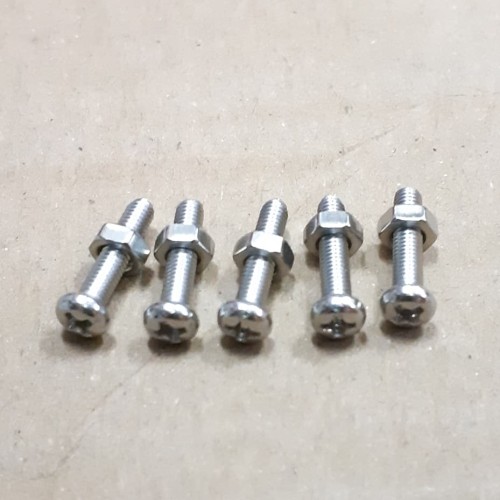 Foto Produk Baut M3 x 18mm +Mur JP Stainless 304 5set dari toko Bangunan Makmur