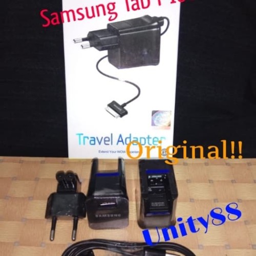 Foto Produk Charger Samsung Galaxy Tab Original 100% Tab 1 Tab 2 N8000 P1000 P3100 - Hitam dari Unity88GrosirAcc