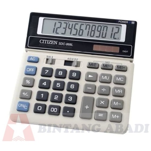 Jual Citizen Kalkulator Sdc 868 L 12 Digit Calculator Sdc 868l Original Kab Bandung Barat Bintangabadi Tokopedia