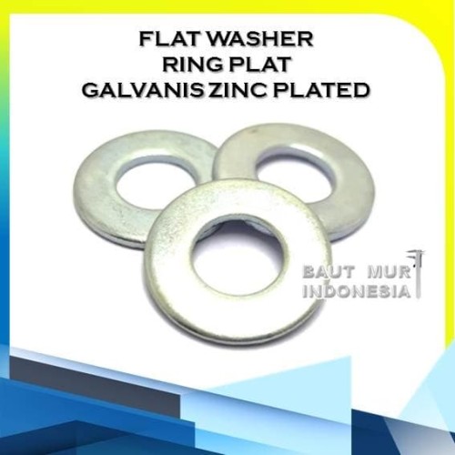 Jual Ring Plat - Washer Plat M6 ISI 100PCS - Kab. Bekasi