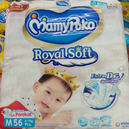 Foto Produk mamypoko mami poko mamy poko Extra Dry M 56 popok bayi perekat dari Warunk baby