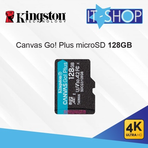 Foto Produk Kingston Canvas Go Plus 4K microSD Card - 128GB dari IT-SHOP-ONLINE