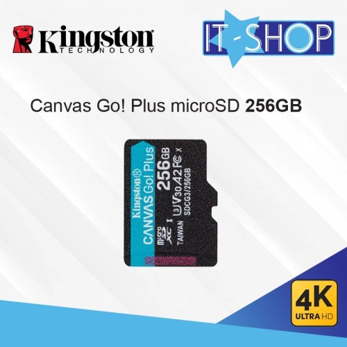 Foto Produk Kingston Canvas Go Plus 4K microSD Card - 256GB dari IT-SHOP-ONLINE