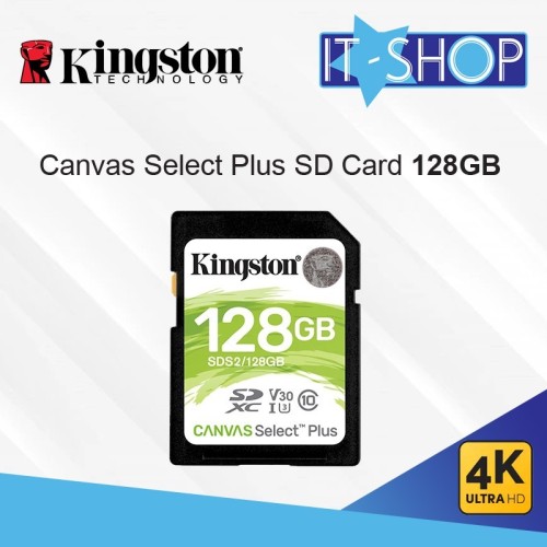 Foto Produk Kingston Canvas Select Plus SD Card - 128GB dari IT-SHOP-ONLINE