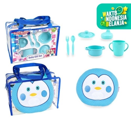 Foto Produk Lusty Bunny Baby Parcel Perlengkapan Tempat Makan Feeding Set + Bantal dari Toylogy