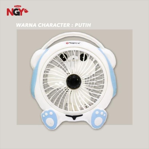 Foto Produk Kipas Angin Meja Karakter NAGOYA Portable Box Desk Fan 10in - NG180A dari Nagoya Electronics
