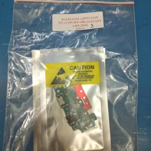 Foto Produk FLEXIBEL FLEXIBLE SAMSUNG A30S 2019 A307 A307f CON TC CAS HF MIC ORI dari KING sparepart