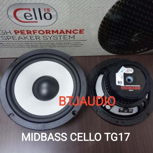 Foto Produk SPEAKER MIDBASS CELLO SC17 UKURAN 6,5 INCH (POWERFULL & GREAT VOCAL) dari BTJ AUDIO