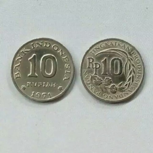 Foto Produk uang koin 10 rupiah kecil dari maharpare