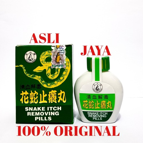 Foto Produk SNAKE ITCH REMOVING PILLS | Cap Ular ~ Obat Gatal dari Asli jaya