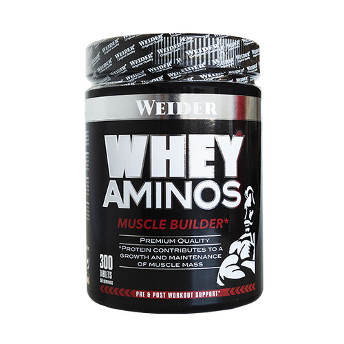 Foto Produk Weider Whey Aminos Tablet 300tabs Amino Bentuk Pahat Otot Muscle dari Mangga Dua Store