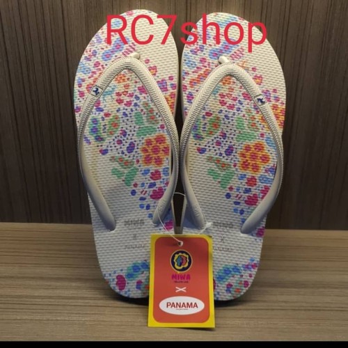 Foto Produk Sandal Jepit Wanita Panama - Miwa Super Classic White dari RC7shop